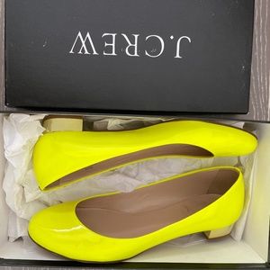 J Crew Flats NEON